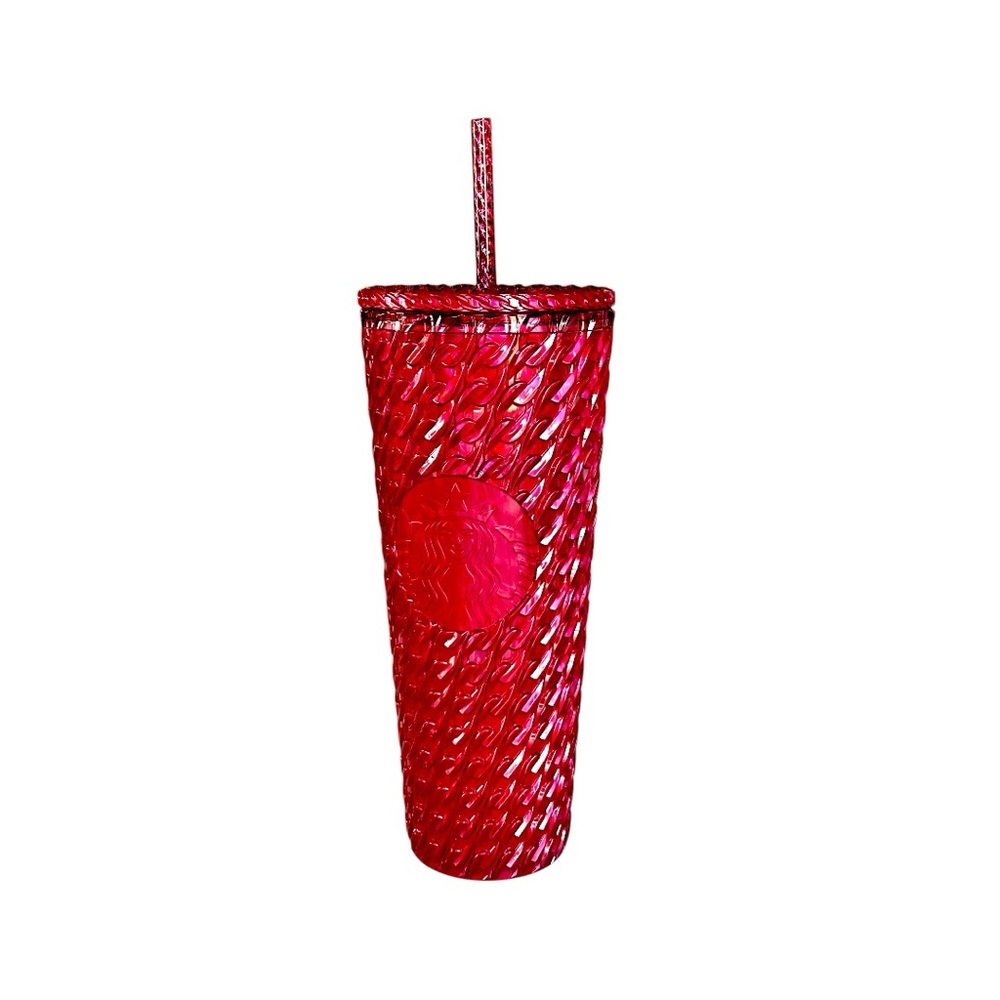 STARBUCKS 24oz Chained Magenta  Cold Cup Tumbler
